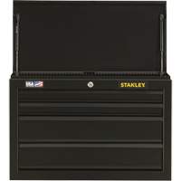 100 Series Tool Chest, 26" W, 4 Drawers, Black Infinity Industrial Services Inc.