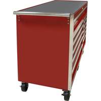 Industrial Tool Cart, 12 Drawers, 56" W x 24-1/2" D x 38-1/8" H, Red Infinity Industrial Services Inc.