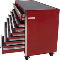 Industrial Tool Cart, 12 Drawers, 56" W x 24-1/2" D x 38-1/8" H, Red Infinity Industrial Services Inc.