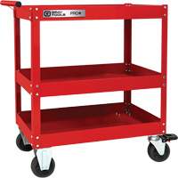 Chariot utilitaire robuste s&eacute;rie PRO+, 3 tiers, 30-1/5" x 38-1/3" x 19-1/2" Infinity Industrial Services Inc.