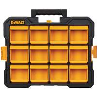 Flip-Bin Organizer, 3-7/8" W x 17-3/4" D x 13-7/8" H, Black/Yellow Infinity Industrial Services Inc.