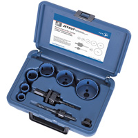 Premium Plumber's Holesaw Kit, 8 Pieces Infinity Industrial Services Inc.