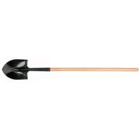 Round Point Shovel, Tempered Steel Blade, Hardwood, Straight Handle Infinity Industrial Services Inc.