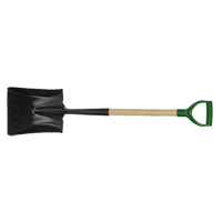 Square Point Shovel, Wood, Tempered Steel Blade, D-Grip Handle, 29" Long Infinity Industrial Services Inc.