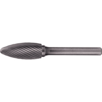 Solid Carbide Burrs - Flame Shaped, 1/8" Dia., 1/8" Shank Infinity Industrial Services Inc.