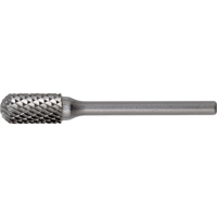 Solid Carbide Burrs - Cylinder Shape with Ball Nose, SC-42, 1/8" Dia., 9/16" Depth of Cut Infinity Industrial Services Inc.
