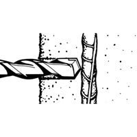 Coupe-barres d'armature rotatifs, 3/8", Tige SDS-Plus, Carbure Infinity Industrial Services Inc.