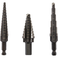 Unibit&reg; Step Drill Set, 3 Pieces, High Speed Steel Infinity Industrial Services Inc.