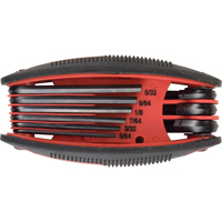 Folding Hex Key Set, 9 Pcs., Imperial Infinity Industrial Services Inc.