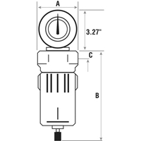 Filtres &agrave; air comprim&eacute;, Modulaire, 3/4" NPT, Drain Automatique Infinity Industrial Services Inc.