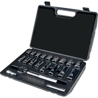 Jeu de douilles, 20 Mcx, Prise de 3/8", Profond Infinity Industrial Services Inc.
