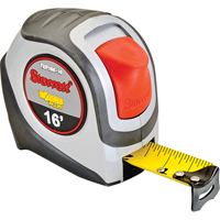 Ruban &agrave; mesurer de poche Exact Plus, 1" x 16', Marques de goujon 1/16" Infinity Industrial Services Inc.