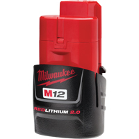 M12 Redlithium 2.0 Battery, Lithium-Ion, 12 V, 2 A Infinity Industrial Services Inc.