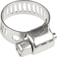 Hose Clamps - Stainless Steel Band & Screw, Min Dia. 1/5", Max Dia. 5/8" Infinity Industrial Services Inc.