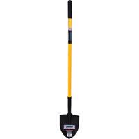 Round Point Shovel, Tempered Steel Blade, Fiberglass, Straight Handle Infinity Industrial Services Inc.