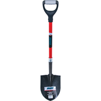 Heavy-Duty Round Point Shovel, Carbon Steel Blade, Fibreglass, D-Grip Handle Infinity Industrial Services Inc.