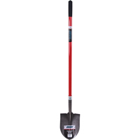 Heavy-Duty Round Point Shovel, Carbon Steel Blade, Fibreglass, Straight Handle Infinity Industrial Services Inc.