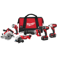 M18 Cordless 6-Tool Combo Kit, Lithium-Ion, 18 V Infinity Industrial Services Inc.