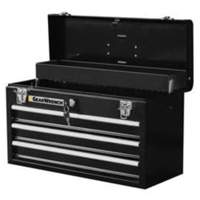 Portable Tool Box, 20" W, 3 Drawers, Black Infinity Industrial Services Inc.