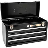 Portable Tool Box, 20" W, 3 Drawers, Black Infinity Industrial Services Inc.