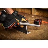 Double Cut File with Green Handle, Half Round, 8", Bastard Infinity Industrial Services Inc.