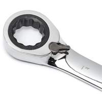 72-Tooth 12 Point Reversible Ratcheting SAE Wrench Set with Tool Roll, Combination, 7 Pieces, Imperial Infinity Industrial Services Inc.