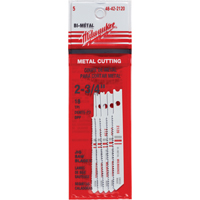 Lames de scie sauteuse, Bim&eacute;tal, Tige en U, 2-3/4" lo, 18 dents par pouce Infinity Industrial Services Inc.