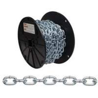 Straight Link Machine Chain, Low Carbon Steel, #4 x 100' (30.4 m) L, 215 lbs. (0.1075 tons) Load Capacity Infinity Industrial Services Inc.
