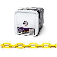 Proof Coil Chain, Low Carbon Steel, 1/4" x 75' (22.9 m) L, Grade 30, 1300 lbs. (0.65 tons) Load Capacity Infinity Industrial Services Inc.
