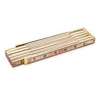 Red End&reg; Rule with Two 6" Slide Rule Extensions, 6' L, Wood, 1/16" Graduations Infinity Industrial Services Inc.