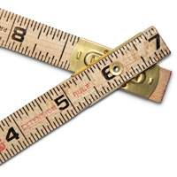 Folding Rule, 6' L, Wood, 1/16" Graduations Infinity Industrial Services Inc.