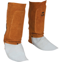 Leather Spats, 14" L, Lava Brown Infinity Industrial Services Inc.