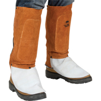 Leather Spats, 14" L, Lava Brown Infinity Industrial Services Inc.