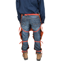 Leather Split Leg Apron & Chaps, 40" L, Lava Brown Infinity Industrial Services Inc.