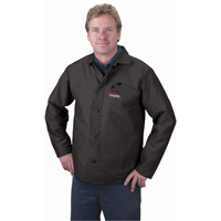 Flame Retardant Jacket, Cotton, 4X-Large, Black Infinity Industrial Services Inc.