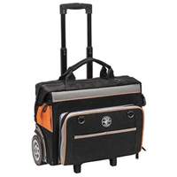 Tradesman Pro Rolling Tool Bag, Ballistic Polyester, 24 Pockets, Black/Orange Infinity Industrial Services Inc.