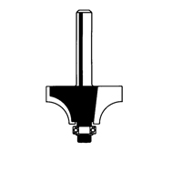 Fraise &agrave; baguette, 5/8" dia., 1/4" tige Infinity Industrial Services Inc.