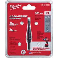 Foret &eacute;tag&eacute; no 1, 1/8" - 1/2", Incr&eacute;ments de 1/32", Acier rapide Infinity Industrial Services Inc.