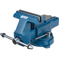 Utility Workshop Vise, 6" Jaw Width, 3-4/10" Throat Depth Infinity Industrial Services Inc.