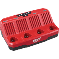 M12 Four Bay Sequential Charger, 12 V, Lithium-Ion Infinity Industrial Services Inc.