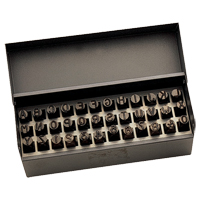 Jeu de lettres et num&eacute;ros pour estampage &agrave; la main, 36 morceaux Infinity Industrial Services Inc.