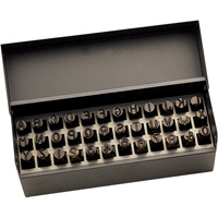 Jeu de lettres et num&eacute;ros pour estampage &agrave; la main, 36 morceaux Infinity Industrial Services Inc.