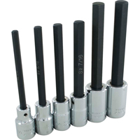 Hex Head Socket Set, Hex, 1/2" Drive, 6 Pcs Infinity Industrial Services Inc.
