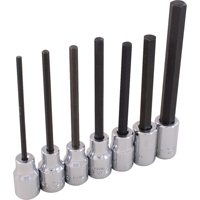 Hex Head Socket Set, Hex, 3/8" Drive, 7 Pcs Infinity Industrial Services Inc.