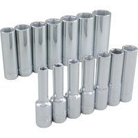 Jeu de douilles, 14 Mcx, Prise de 3/8", Profond Infinity Industrial Services Inc.