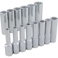 Jeu de douilles, 14 Mcx, Prise de 3/8", Profond Infinity Industrial Services Inc.