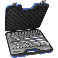 Jeu de douilles SAE et m&eacute;triques & accessoires, 38 Mcx, Prise de 1/2" Infinity Industrial Services Inc.