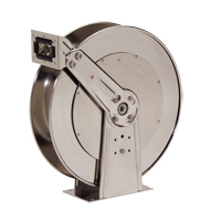 Stainless Steel Hose Reel, Single Hose, 10-1/2" W x 24" D x 25-3/8" H Infinity Industrial Services Inc.