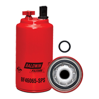 BF46065-SPS Filtre &agrave; carburant s&eacute;parateur d'eau &agrave; visser avec drain, orifice pour capteur et capteur r&eacute;utilisable Infinity Industrial Services Inc.