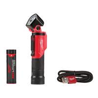 USB Pivoting Flashlight, LED, 500 Lumens, Rechargeable Batteries Infinity Industrial Services Inc.
